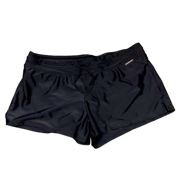 ZeroXposur Other - ZeroXposur Women’s Quick Dry Swim Shorts Black Full Coverage Size Large
